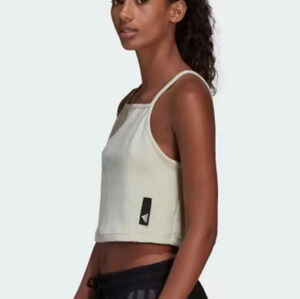Adidas  Studio Lounge Ribbed tank top SZ M